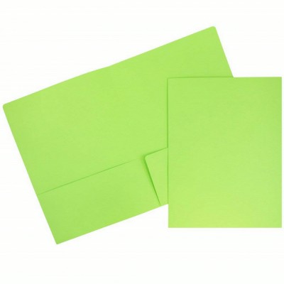 factory high quality A4 legal size manila kraft paper Matte Cardstock Twin Pocket assorted color Folders