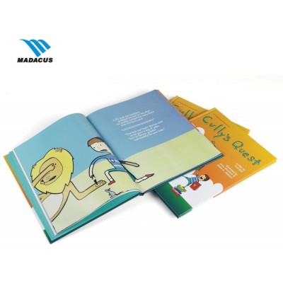 Unique custom English story book printing hard cover for children