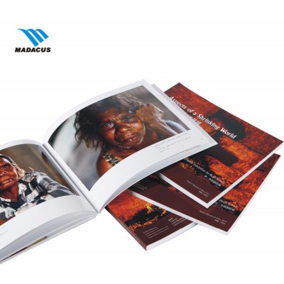 wholesale printing perfect binding full-color travel brochures & Adventure book