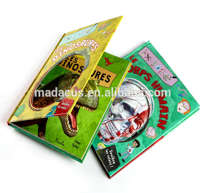 bulk book hardcover children pop up book printing customized