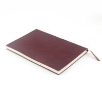 Custom embossed leather notebook with your own logo